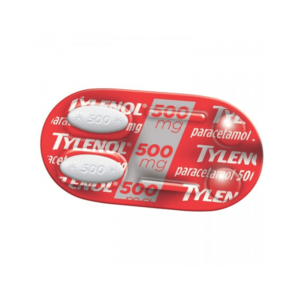 Tylenol 500mg com 2 comprimidos
