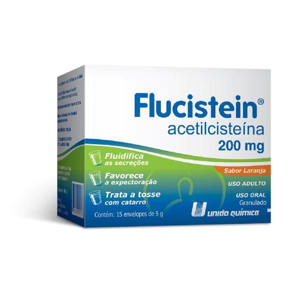 Flucistein 200mg com 15 envelopes