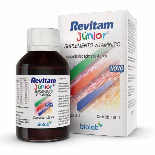Revitam Junior Solução com 120ml