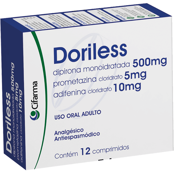 Doriless Com 12 comprimidos