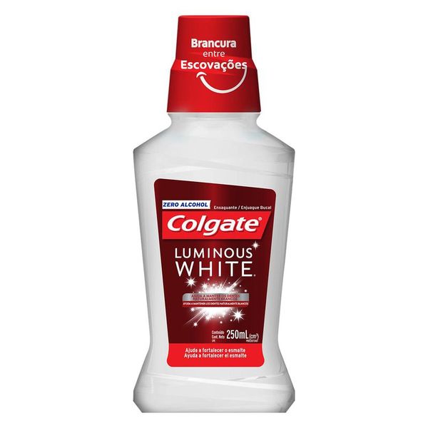 Antisséptico Colgate Luminous White 250ml