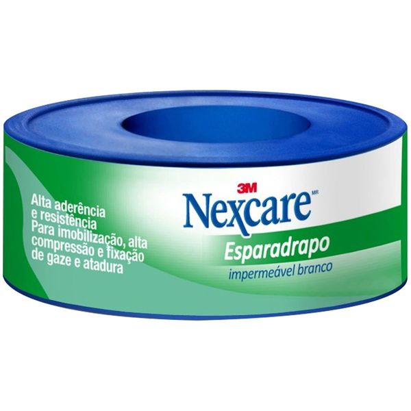 Esparadrapo Impermeável Nexcare Branco 12mmx3m