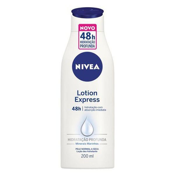 Loção Hidratante Corporal Nivea Lotion Express Pele Normal a Seca 200ML
