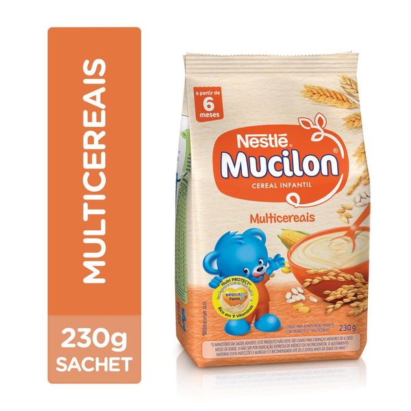 Mingau Multicereais Mucilon Nestlé 230G