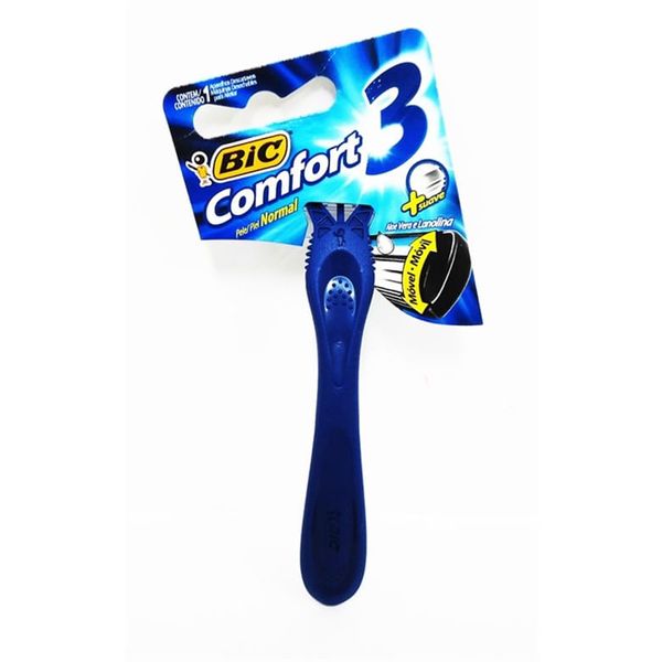 Aparelho De Barbear Bic Confort3 Normal com 1 unidade