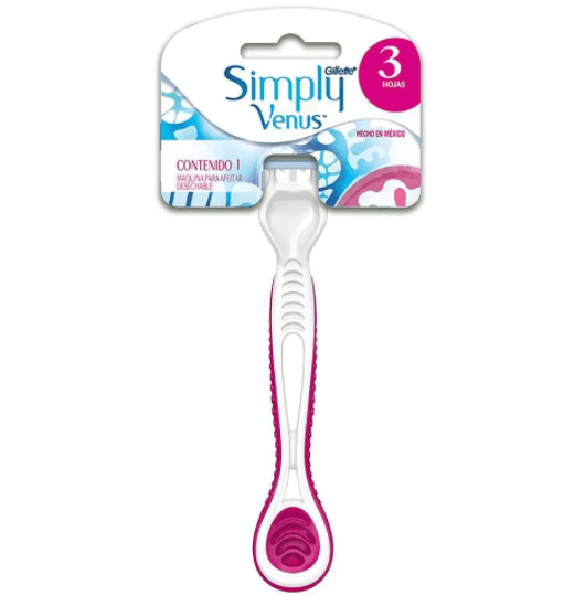 Aparelho de Depilar Gillette Venus 3 Simply com 1 Unidade