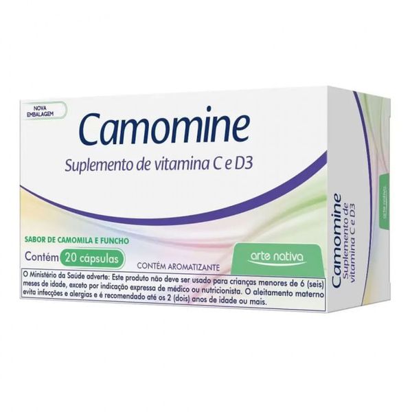 Camomine Com 20 capsulas