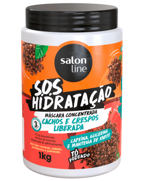 Salon Line SOS Hidratação Cachos Crespos Máscara Concentrada