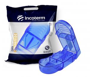 Cortador De comprimido Incoterm Azul