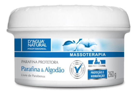 Parafina Protetora D'Agua Natural Parafina E Algodão 260G
