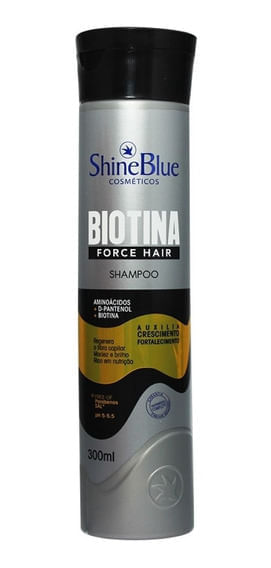 Shampoo Shine Blue Force Hair 300ml