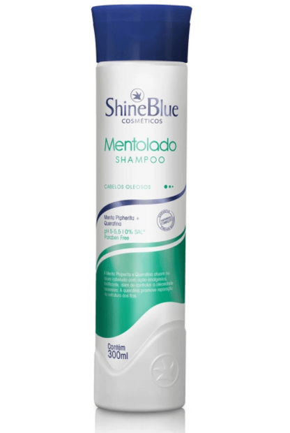 Shampoo Shine Blue Mentolado 300ml
