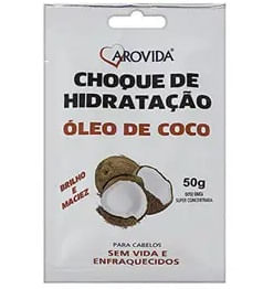 Máscara Capilar Arovida Choque Coco 50G