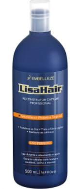 LisaHair Reconstrutor Capilar Profissional Embelleze 500mL
