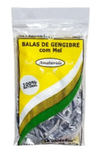 Bala Amatuvida Gengibre com Mel 40g