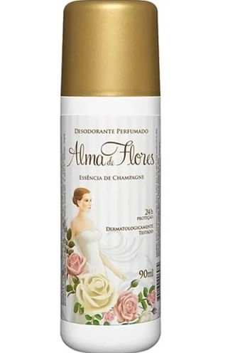 Desodorante Alma De Flores Spray Branca 90ml - Alma De Flores