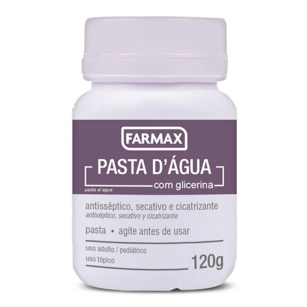 Pasta D'Água com Glicerina Farmax 120g