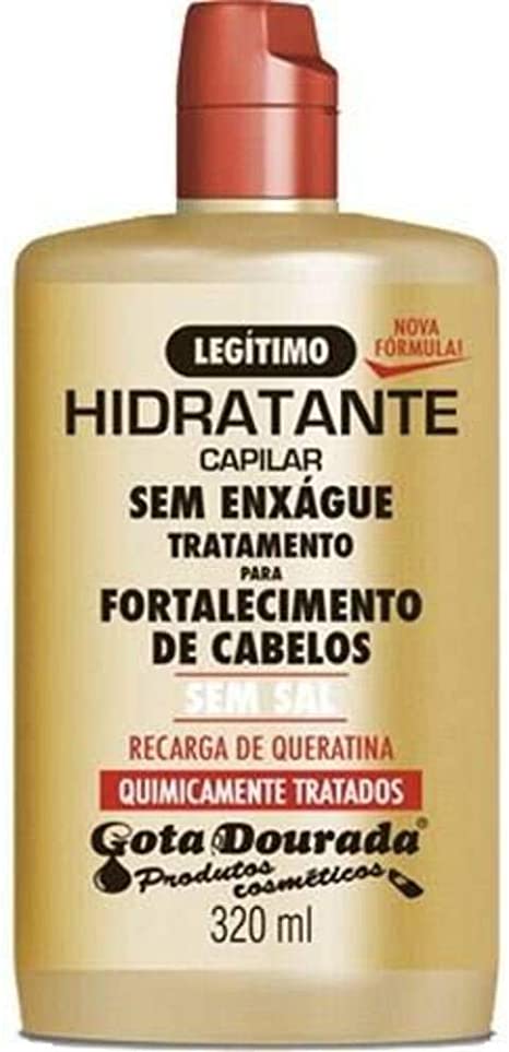 Creme Para Pentear Gota Dourada Quimicamente Tratados 320ml