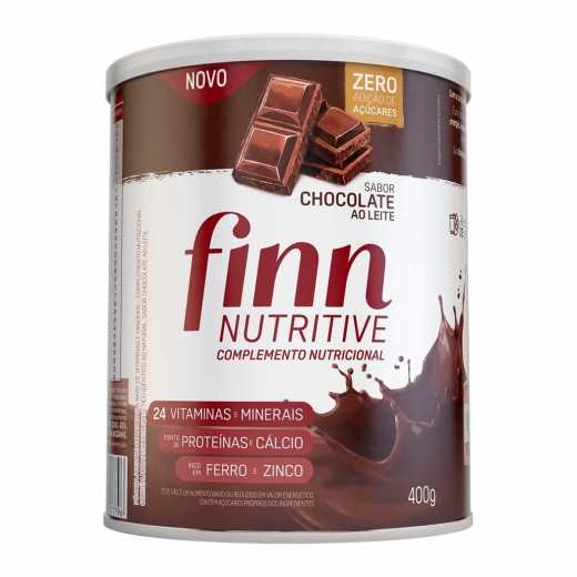 Suplemento Alimentar Finn Nutritive Sabor Chocolate ao Leite com 400g