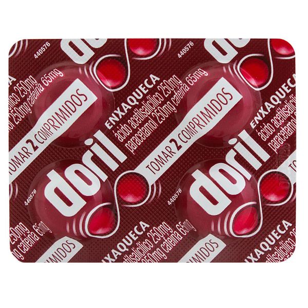 Doril Enxaqueca Com 4 comprimidos