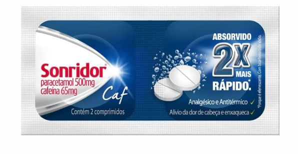 Sonridor Caf com 2 Comprimidos Efervecentes GSK