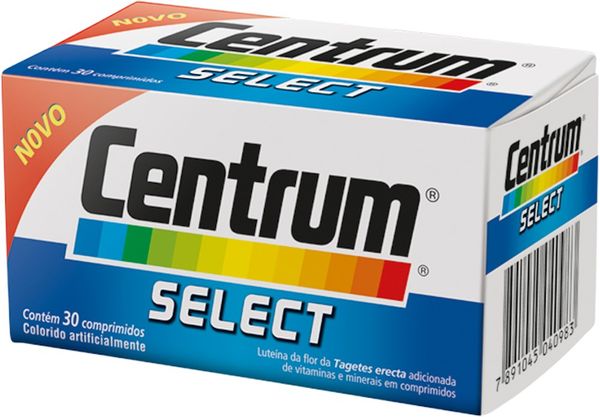 Centrum Select Com 30 Comprimidos Pfizer