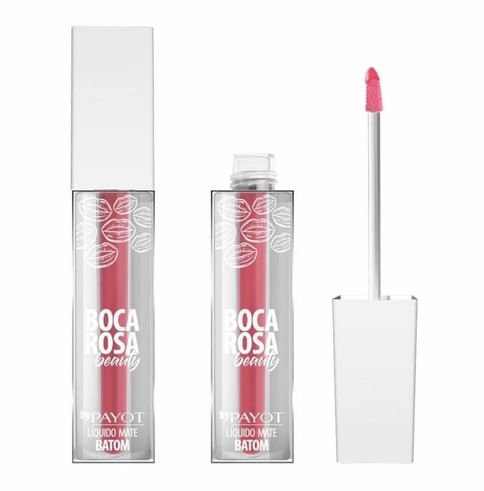 Batom Líquido Boca Rosa By Payot Matte Flamingo com 4ml