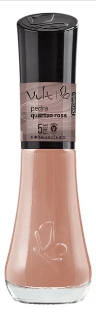 Esmalte Glitter Energia das Pedras Quart Rosa 8Ml