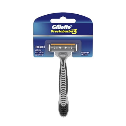 Aparelho De Barbear Gillette Prestobarba 3 com 1 Unidade