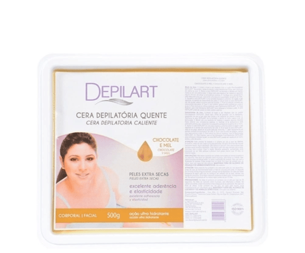 Cera Quente Depilatória Depilart Chocolate 500G