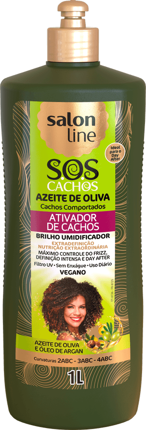 Salon Line SOS Cachos Azeite de Oliva Ativador 1L