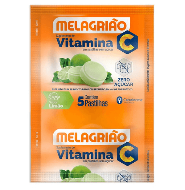 Melagrião Sabor Limão 5 pastilhas sem Açucar