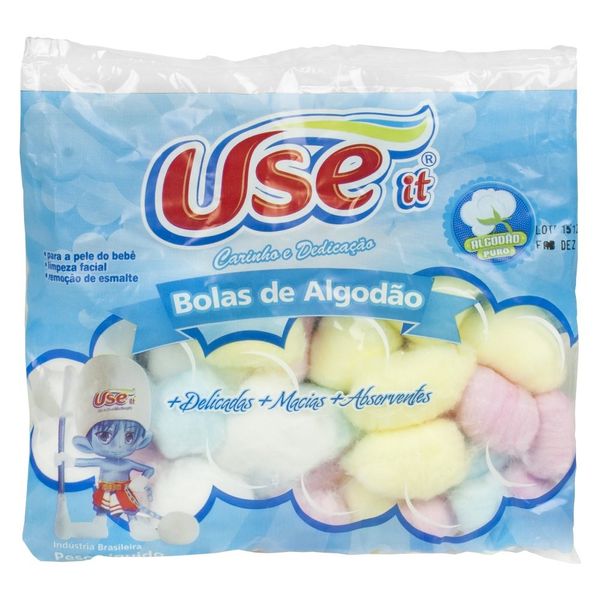 Algodão Use It Bolas Colorido 20G