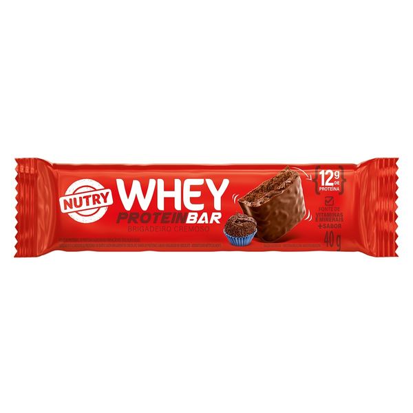 Barra De Proteína Nutry Whey Chocolate Crocante 40g