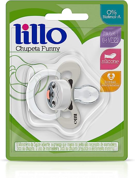 Chupeta Lillo Funny Animais 0 a 6 Meses Cachorro