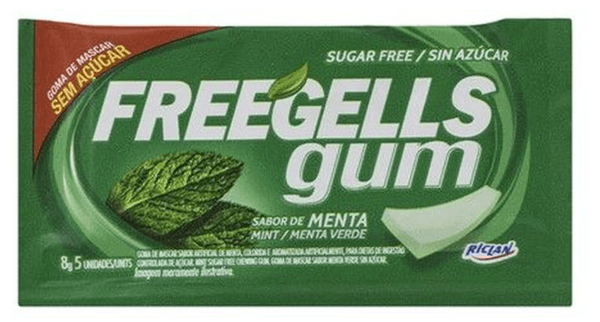 Chiclete Freegells Gum Menta 8,5g