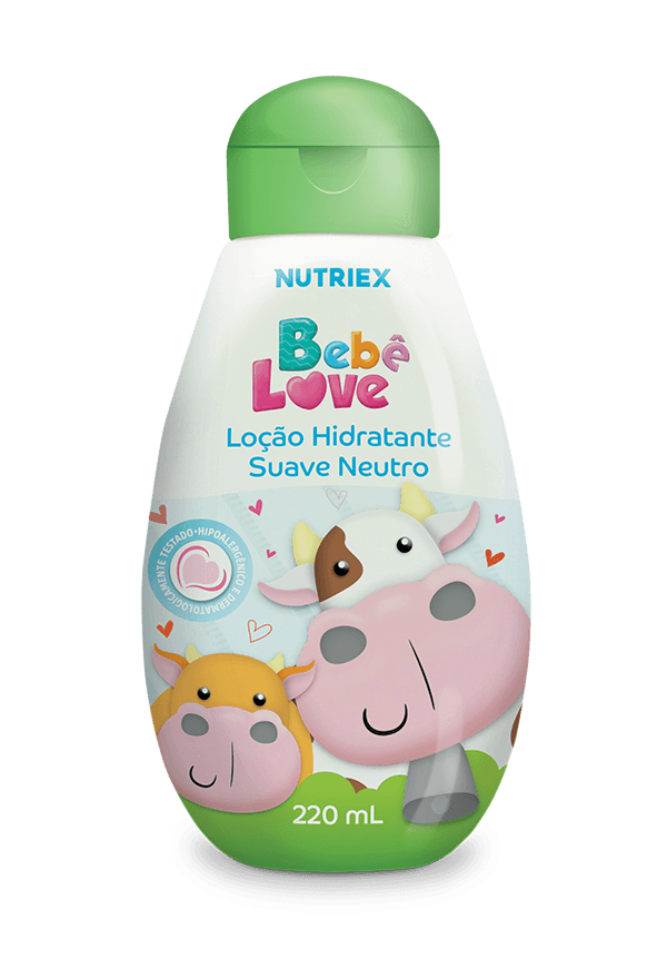 Loção Hidratante Suave Neutro Bebê Love 220ML