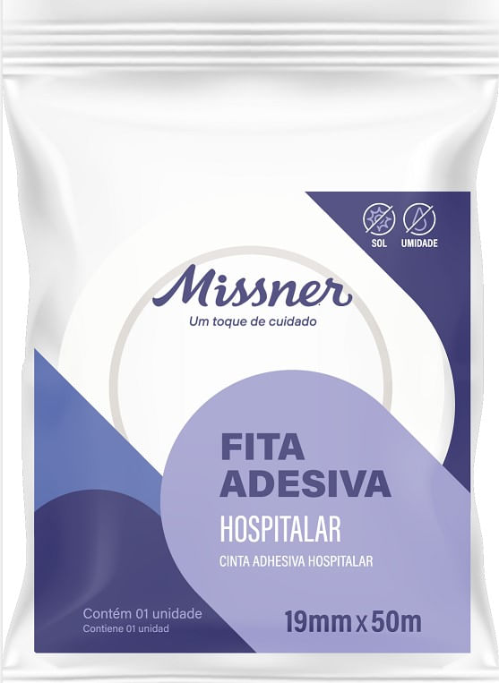 Fita Crepe Missner Hospitalar 19mmx50m