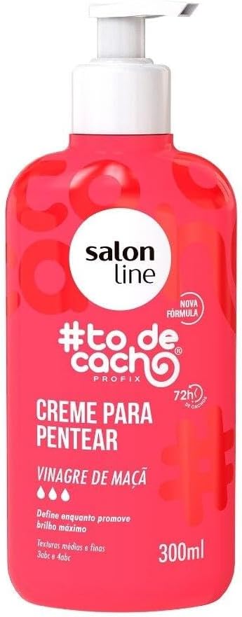 Creme Para Pentear Salon Line #todecacho Vinagre de Maça com 300ml