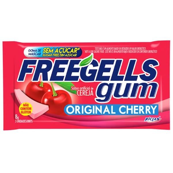 Chiclete Freegells Gum Melancia 8,5g