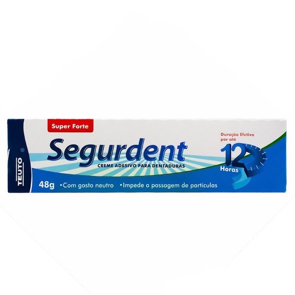 Segurdent Super Forte Adesivo para Dentaduras 48g