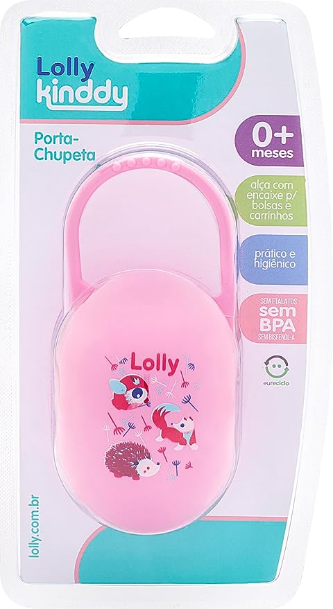 Porta Chupeta Lolly Zoo Feminino
