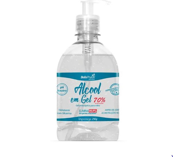 Álcool Gel Bellaphytus pump 290g