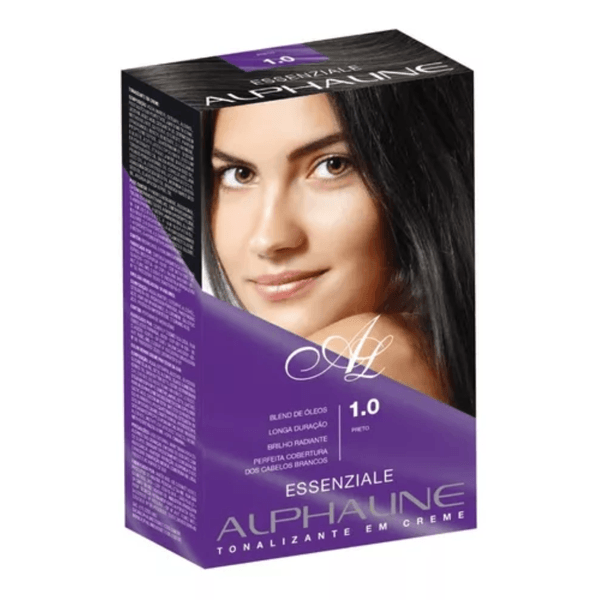 Kit Tonalizante Alpha Line Essenziale Preto 1.0