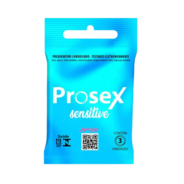 Camisinha Prosex Sensitive Premium 3 unidades