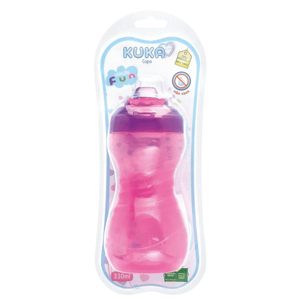 Copo 360 Kuka Big Rosa 330ml