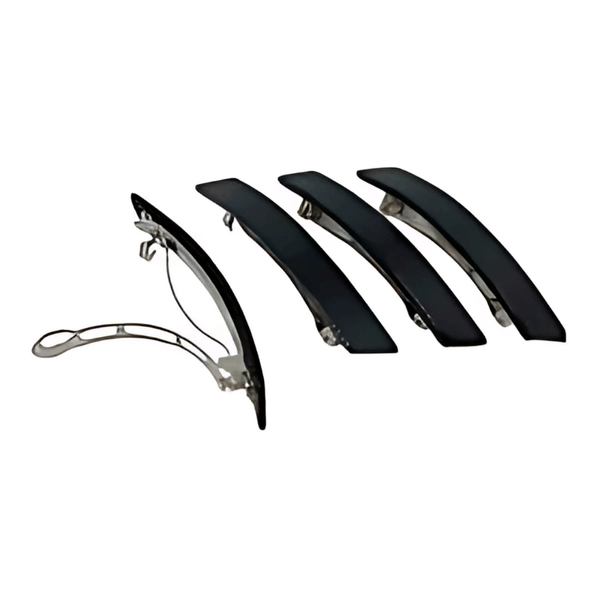 Fivela para Cabelo Ricca Black & White