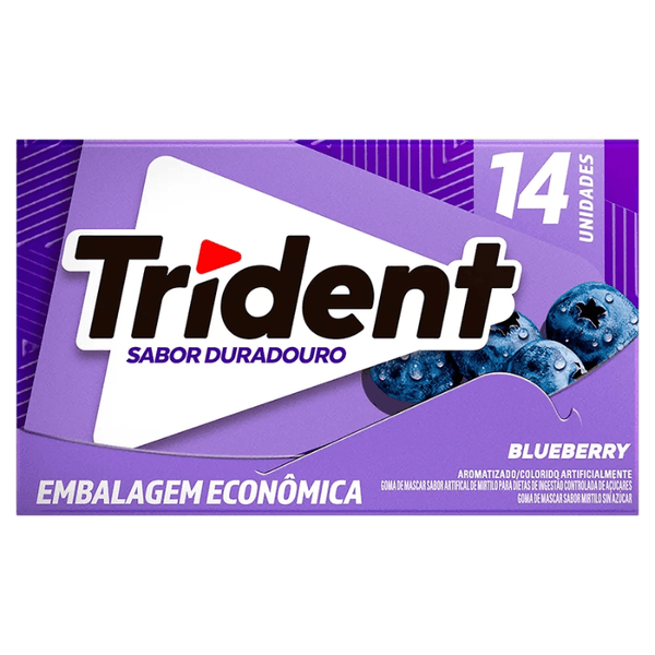 Chiclete Trident Blueberry 25,2g