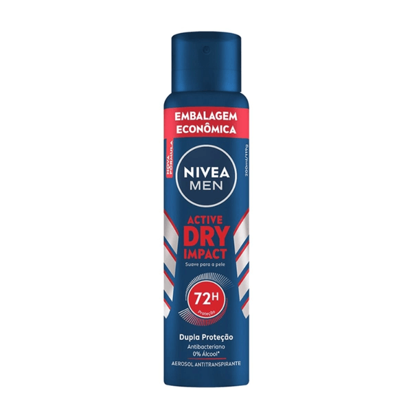 Desodorante Antitranspirante Aerosol Dry Impact Plus Nivea Men