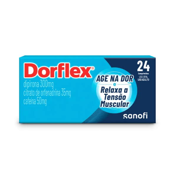 Dorflex com 24 Comprimidos Dorflex Analgésico e Relaxante Muscular 24 comprimidos